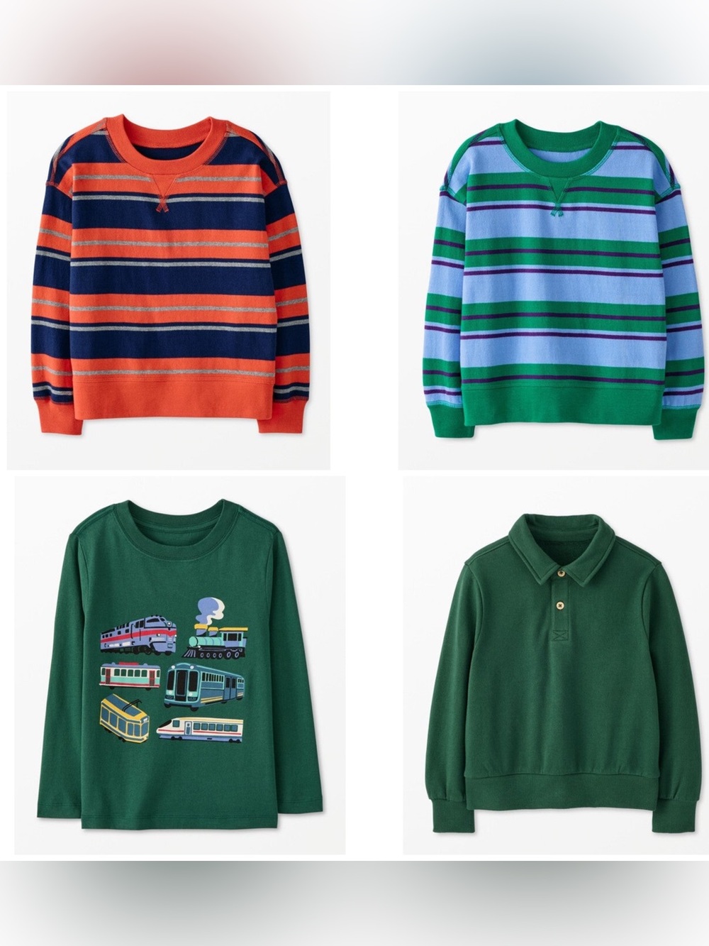 Hanna Andersson Bundle of 4 Long-Sleeve Tops. Size 2T